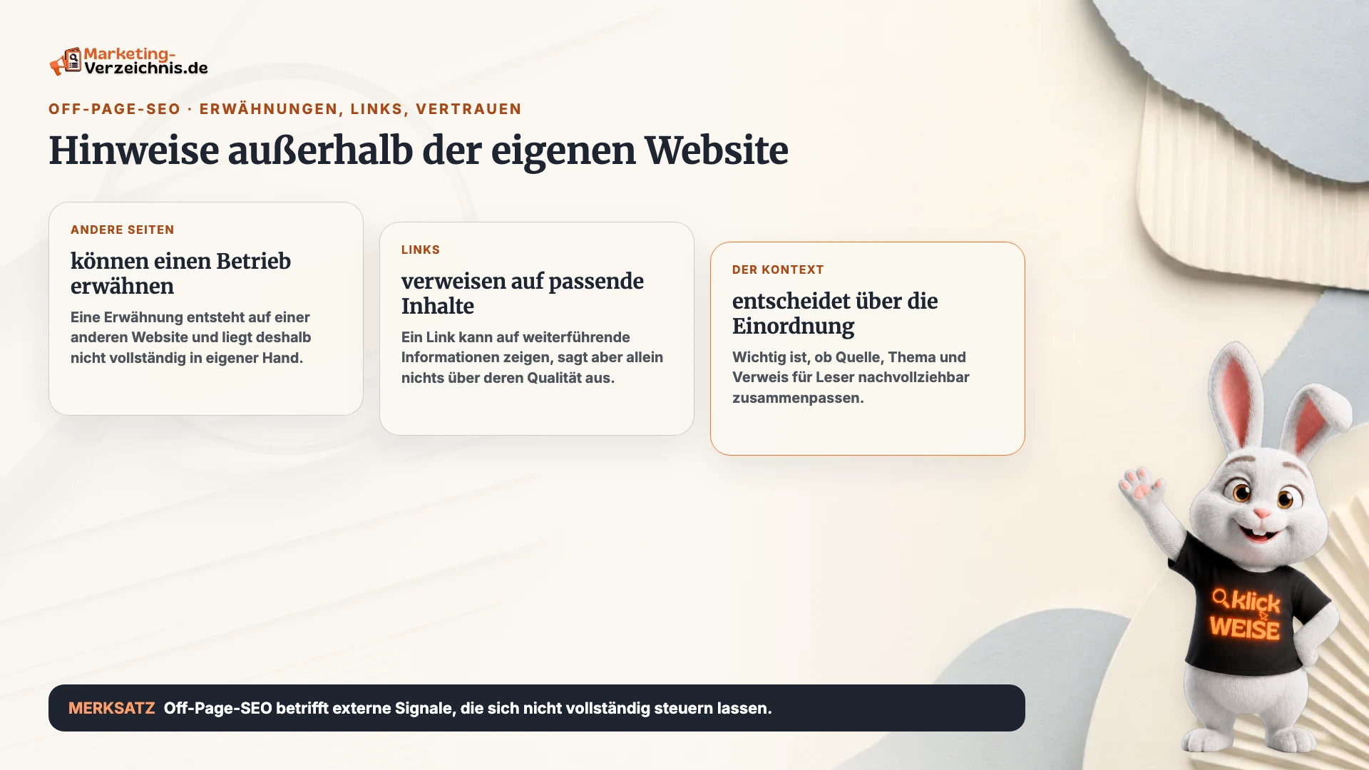 Off-Page-SEO einfach erklärt: Hinweise außerhalb der eigenen Website