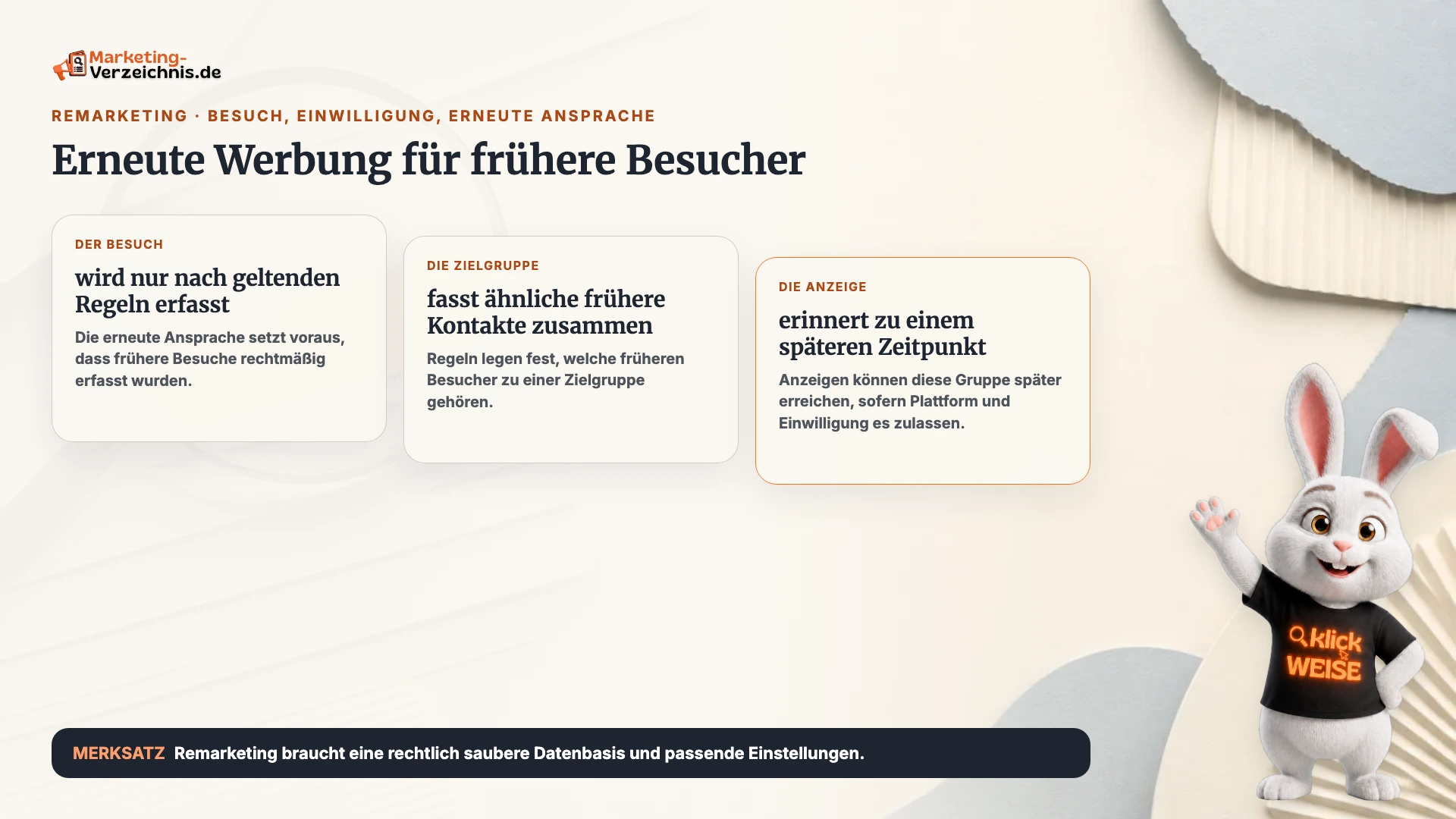 Remarketing einfach erklärt: Erneute Werbung für frühere Besucher