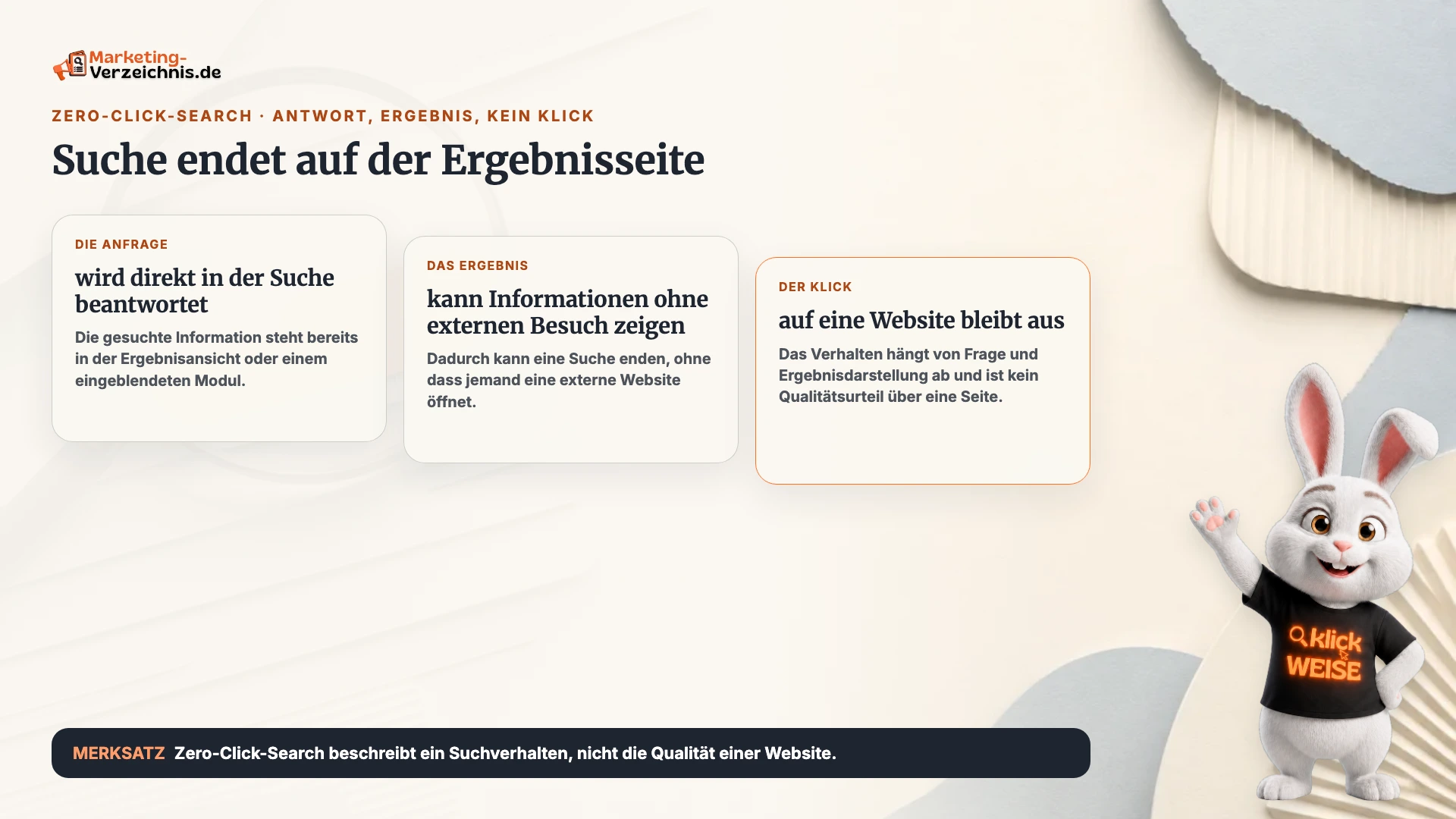 Zero-Click-Search einfach erklärt: Suche endet auf der Ergebnisseite